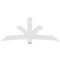 Ekena Millwork Davenport Architectural Grade PVC Gable Bracket, 84"W x 35"H x 4"D x 6"F, 10/12 Pitch GBP084X35X0406DAV00 - alternate 3